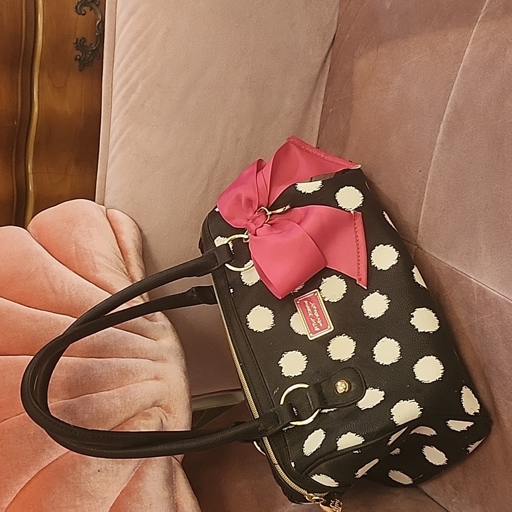 BETSEY JOHNSON polka dot handbag